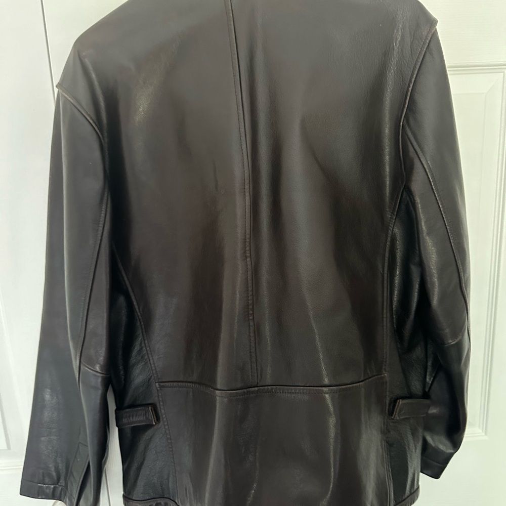 Banana Republic Dark Brown (chocolate) Leather Jacket - Picture 6 of 7